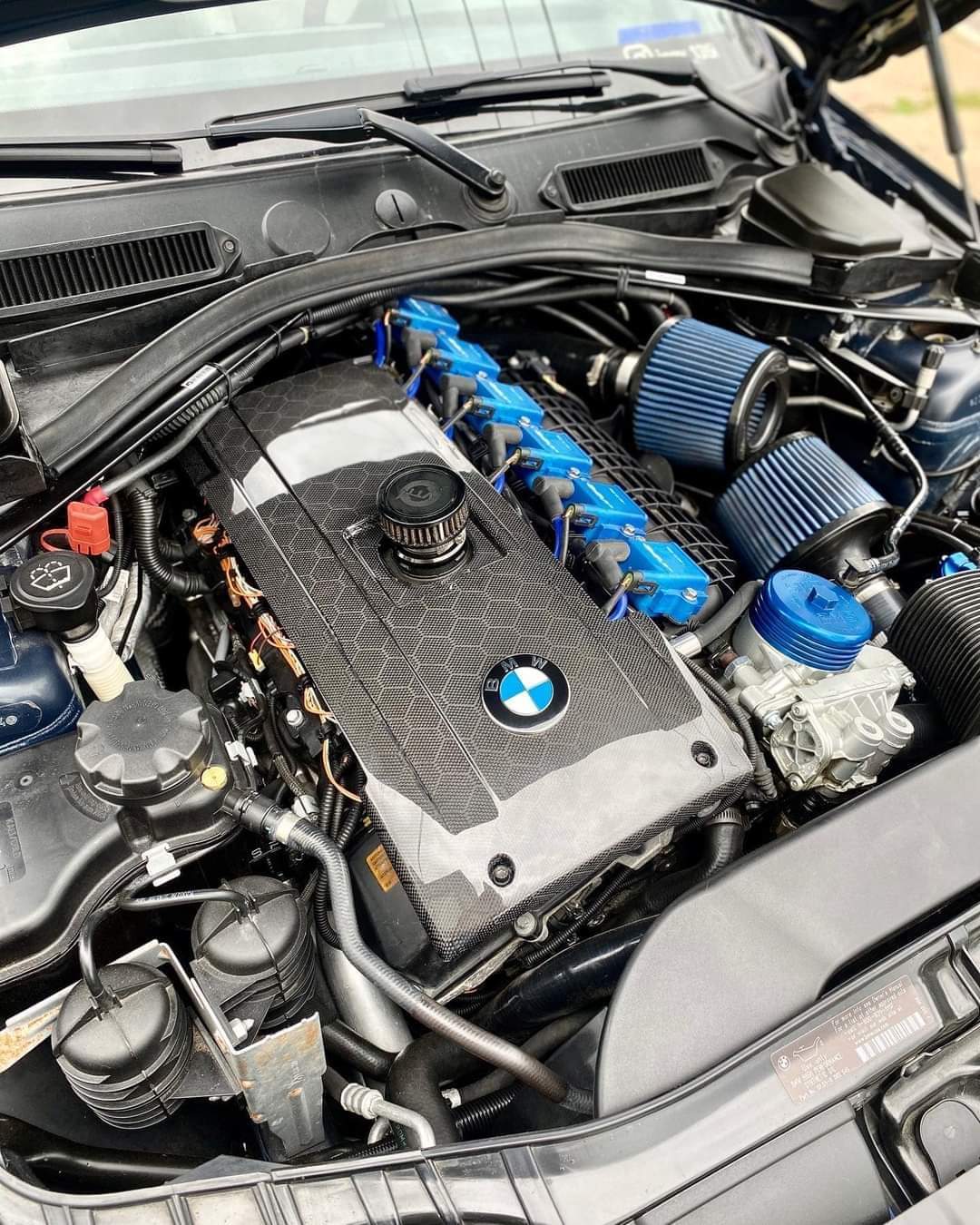 N54 Engine Modified BMW E-Series N54 TruCarbon Engine Cover – Nelson Racing Wheel
