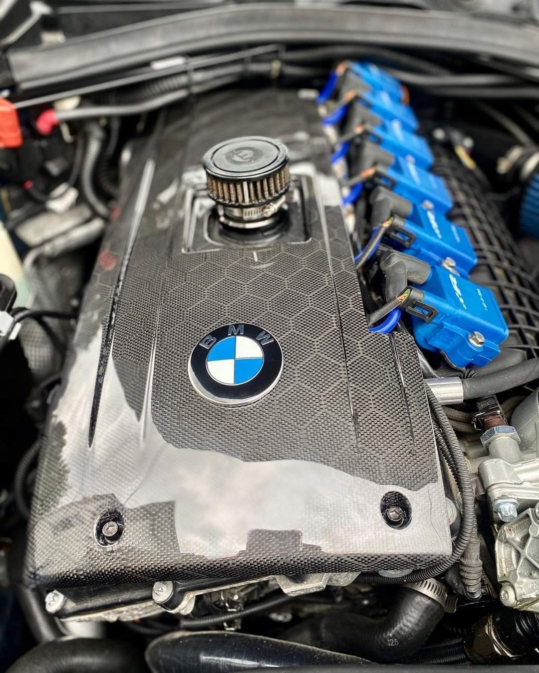 N54 Engine Modified BMW E-Series N54 TruCarbon Engine Cover – Nelson Racing Wheel